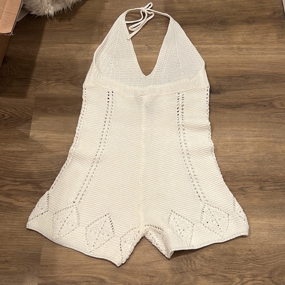 Out from under cream knit romper - Picture 4 of 6